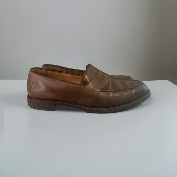 Allen‎ Edmonds Penny Loafers Mens Size 10 Randolph Brown Leather Shoes main image 8